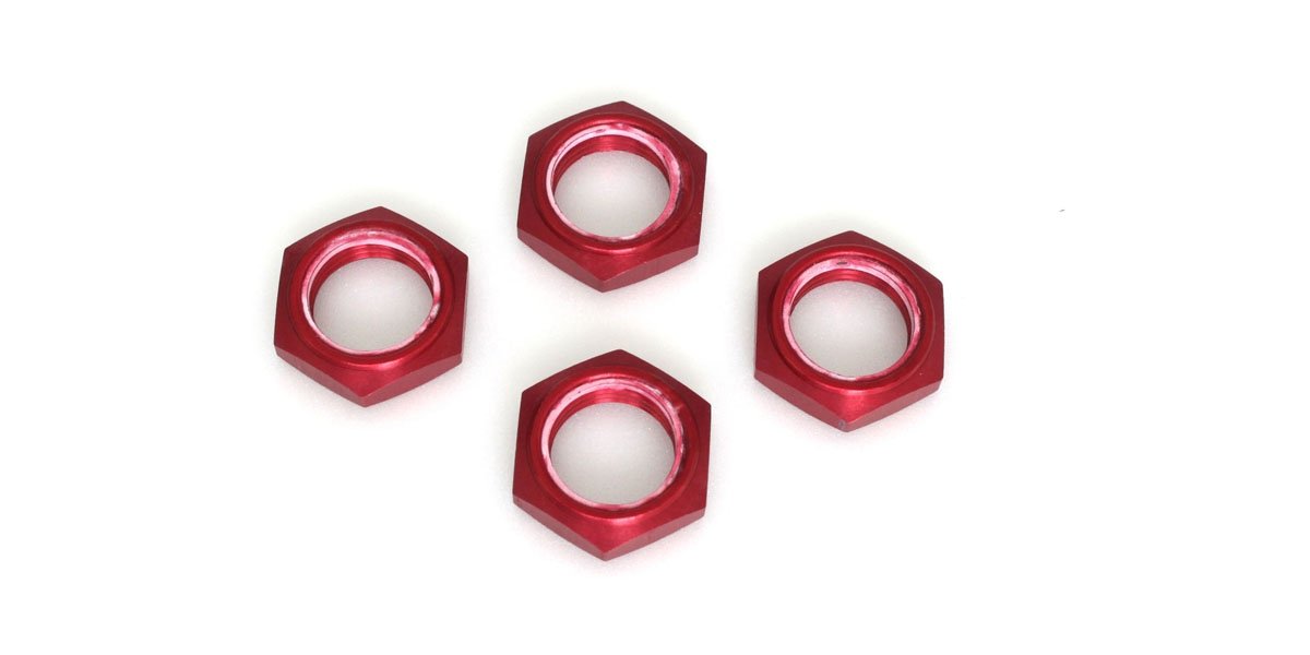 IFW336R Wheel nut with nylon(Red/4pcs) IFW336R  - KYOSHO RC